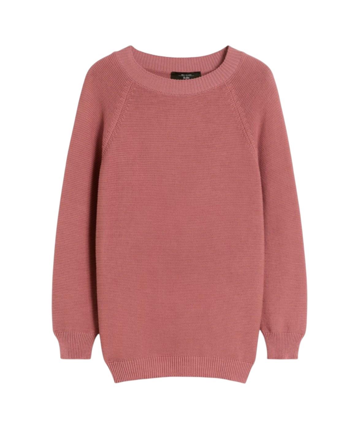 WEEKEND Maglia Weekend 2615361181600 003 Aere a punto Links cotone Rosa antico<BR/><BR/> 2615361181600 003 