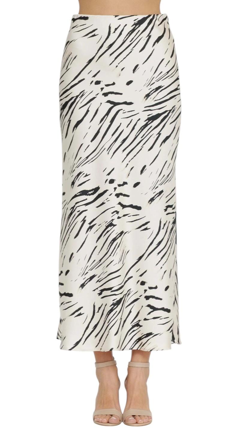 PENNYBLACK Gonna Pennyblack donna 2611101062200 011 Midi Filovia Zebra Avorio Nero<BR/> 2611101062200 011 