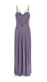Elisabetta Franchi women's dress ABR1661E2EV7 Red Carpet Lilac