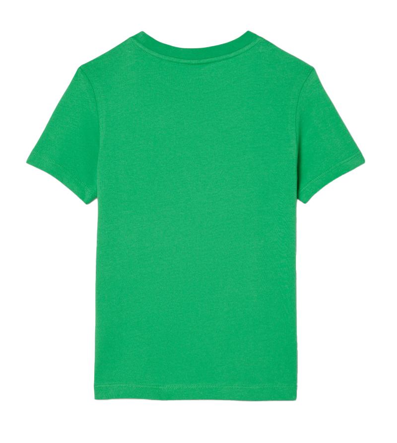 LACOSTE T-shirt Lacoste bambino TJ1122R SIW verde girocollo TJ1122R SIW 