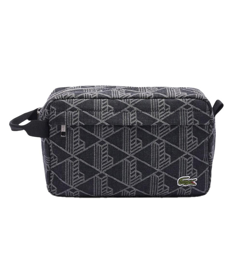 LACOSTE Borsa Lacoste Unisex NU4868R33 nera e grigia monogram NU4868 R33 
