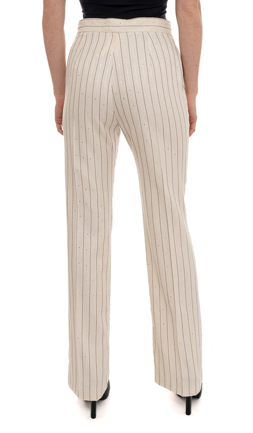 PENNYBLACK Pantalone Pennyblack donna 2611131142200 001 Quiete flare con paillettes Panna<BR/> 2611131142200 001 