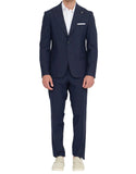 Men's Daniele Alessandrini A001174 Blue classic lapel suit