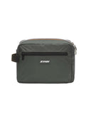 Pochette K-WAY unisex K4127TW DEMU Verde impermeabile idrorepellente antivento tasca