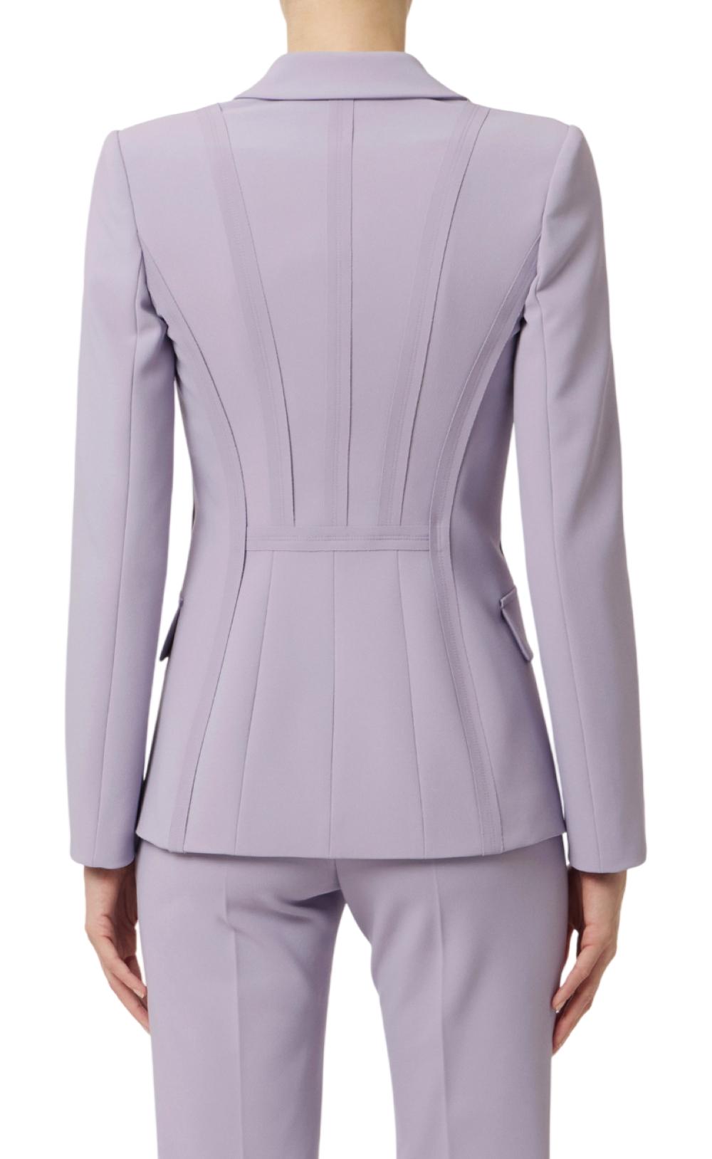 ELISABETTA FRANCHI Giacca Elisabetta Franchi donna GI21661E2EV7 Lilla<BR/> GI21661E2 EV7 