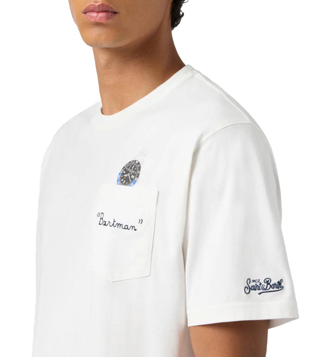 MC2 SAINT BARTH T-shirt Mc2 Saint Barth uomo CONR0001TEX000102947I10 connor saint barth man bianca CONR0001TEX000102947I 10 
