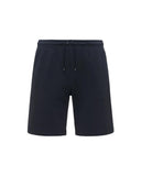 K-WAY men's Bermuda shorts K5138GW CASIMIR POLY COTTON Blue fleece fabric cotton polyester regular fit logo