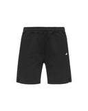 Men's K-WAY Bermuda shorts K2122XW KENY INTERLOCK Black regular fit pockets elasticated waistband