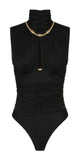 Elisabetta Franchi women's bodysuit BO01661E2110 The Club Black