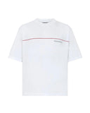 T-shirt DSQUARED2 uomo Loose Fit con logo S71GD1653D20033 Bianco cotone loose girocollo logo