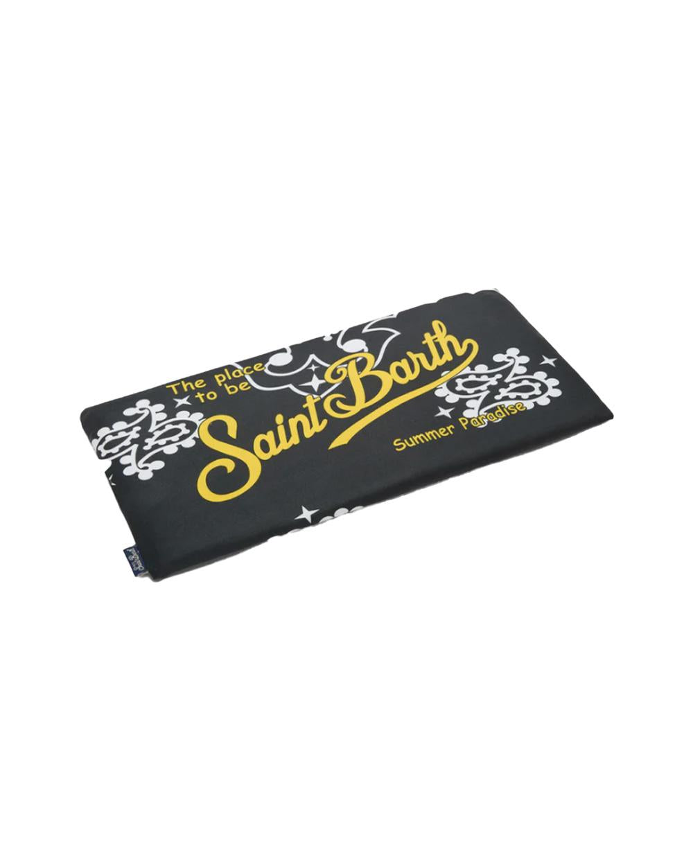 MC2 SAINT BARTH Telo mare MC2 SAINT BARTH unisex Bandana Round AID000103518L Nero bandana all over logo stampato AID000103518L 00 