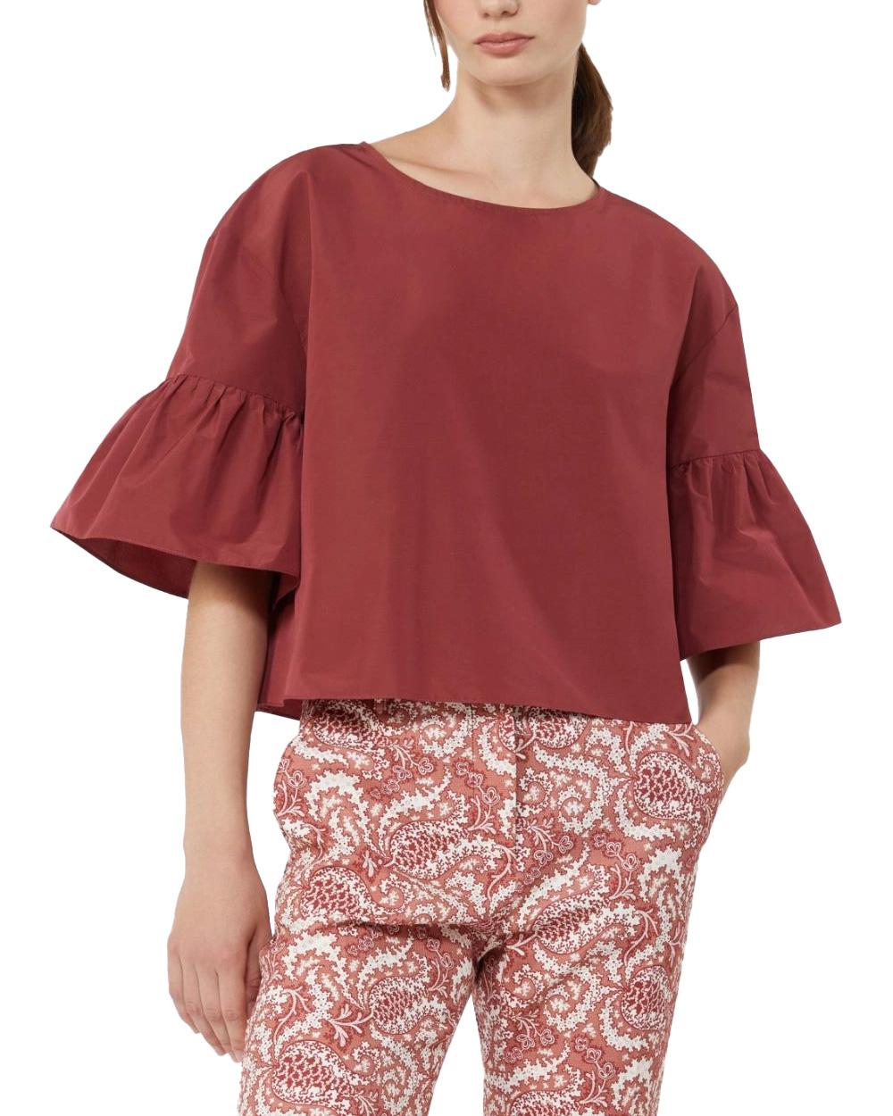 WEEKEND Blusa WEEKEND donna BREAK 2615111152600 Ciliegia boxy taffetà girocollo fondo dritto 2615111152600 014 