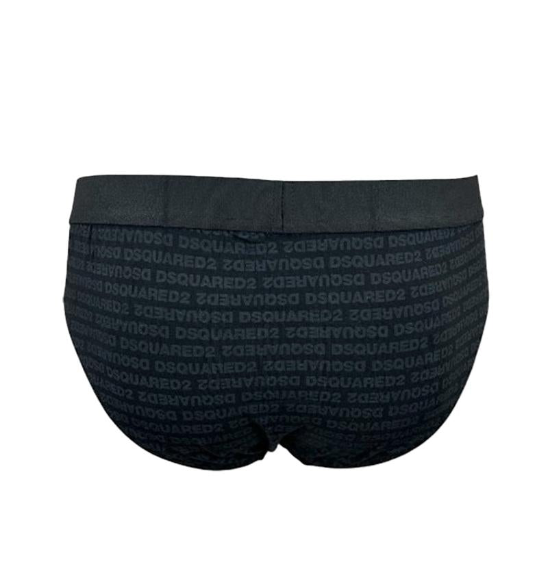 DSQUARED2 UNDERWEAR T-shirt e slip Dsquared2 Underwear D9H135510 001 nero monogramma D9H135510 001 