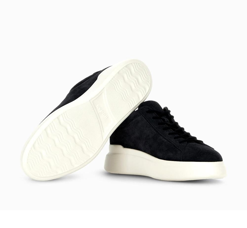 HOGAN Sneakers Hogan uomo HXM5800DV42UHO01VUU801 H580 blu pelle scamosciata HXM5800DV42UHO01VU U801 
