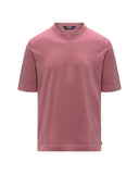 T-shirt K-WAY uomo K4126SW1 WH7 Combe in cotone rasato anti-pilling Rosa