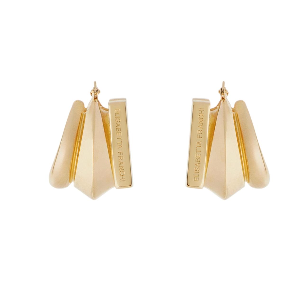 ELISABETTA FRANCHI Orecchini Elisabetta Franchi donna OR05B61E2U95 The Femme Paradox Oro <BR/> OR05B61E2 U95 