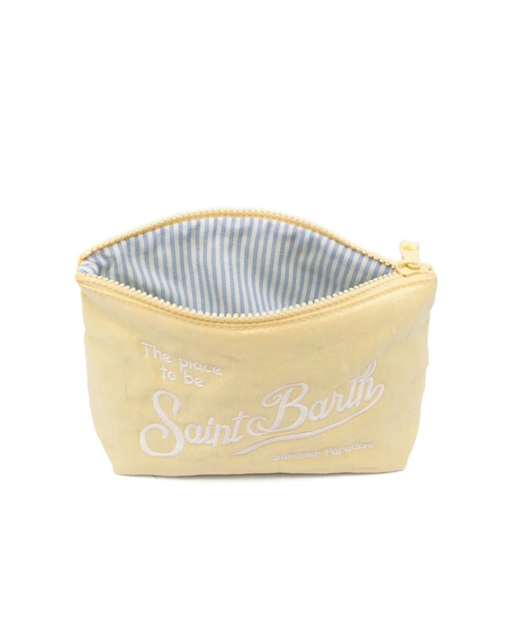 MC2 SAINT BARTH Pochette MC2 SAINT BARTH donna ALINE SOFT LINEN ALI005101291L Gialla ALI005101291L 92L 