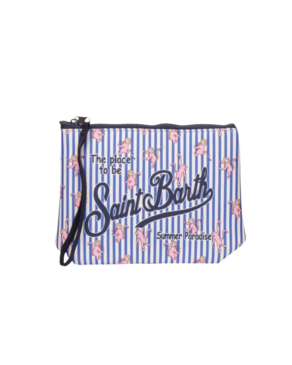 MC2 SAINT BARTH Pochette MC2 SAINT BARTH uomo ALINE ALIN00100225L Fantasia righe scimmie zip laccetto ALIN00100225L 17 