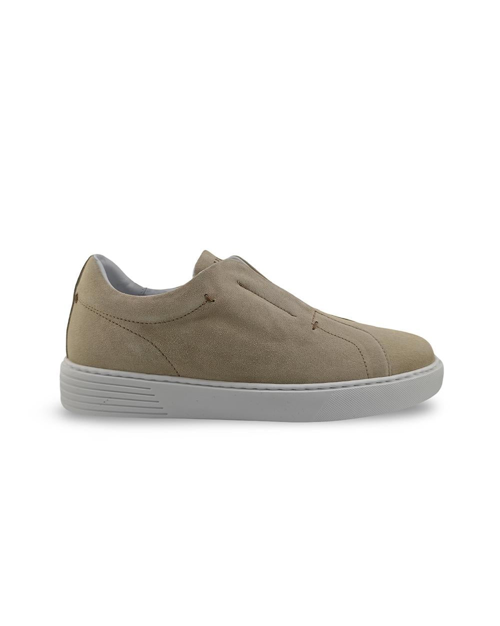 L.B.M. 1911 Sneakers L.B.M. 1911 uomo 685069072 Beige pelle scamosciata suola gomma foderata 685069072 3 