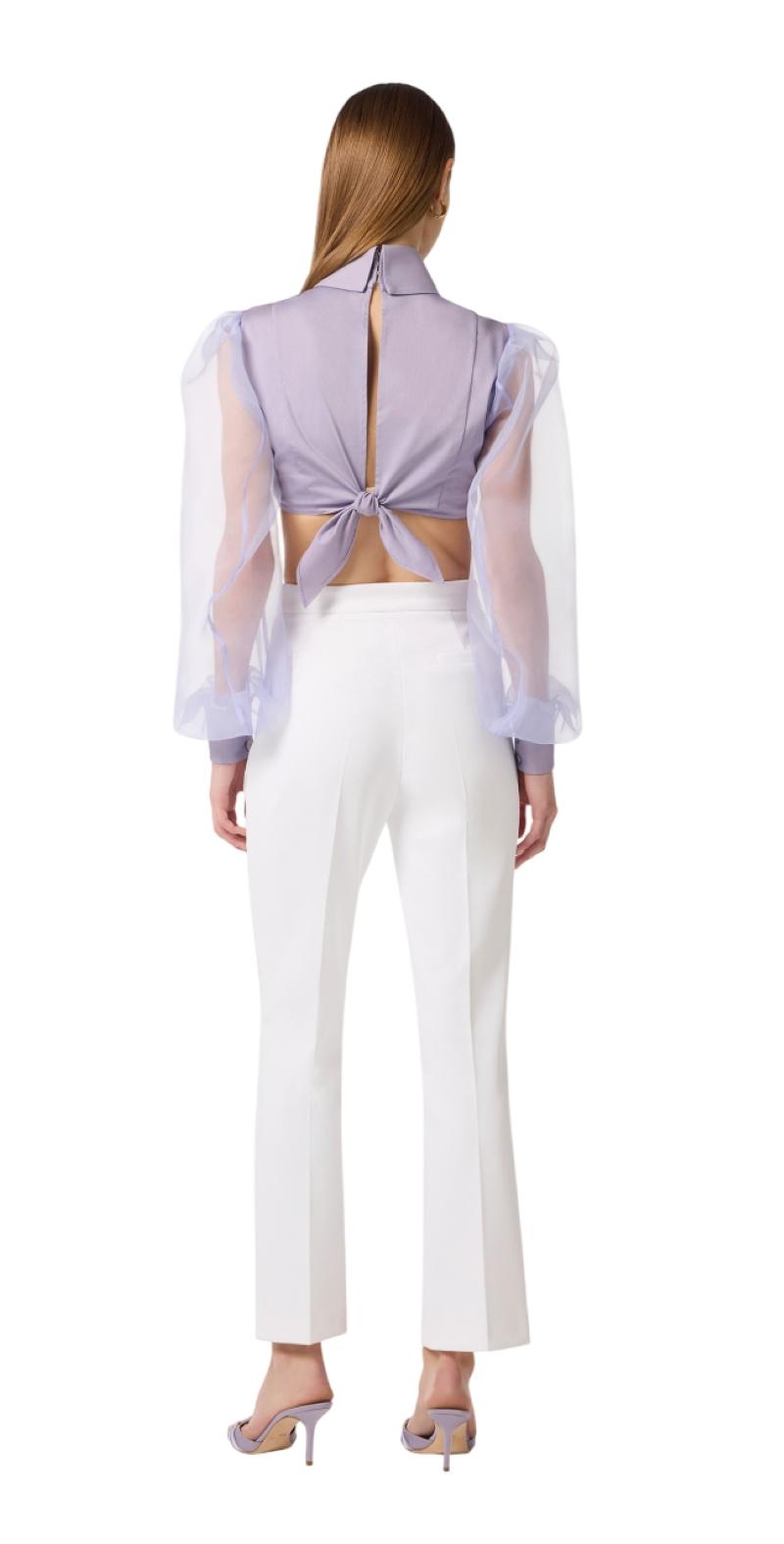 ELISABETTA FRANCHI Camicia Elisabetta Franchi donna CA14461E2EV7 Lilla<BR/> CA14461E2 EV7 