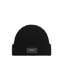 Men's DONDUP UQ06500474UXXX Black technical wool English rib hat