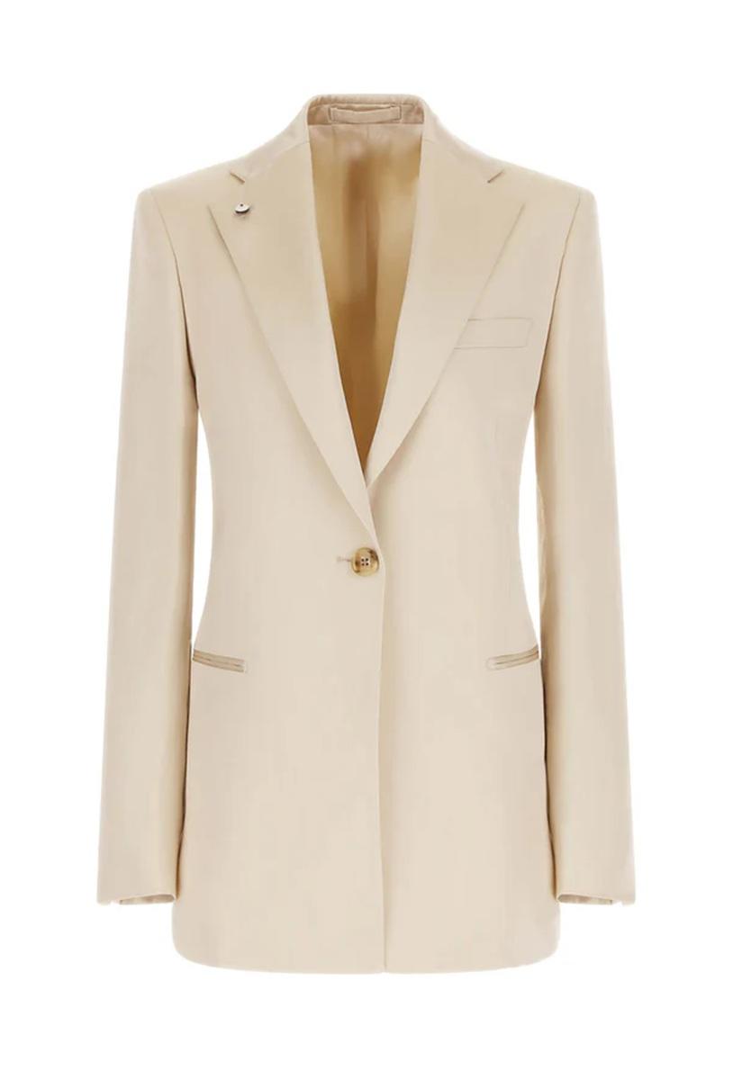 L.B.M. 1911 Giacca L.B.M. 1911 donna 216964251 1 Alice lucida Beige<BR/> 216964251 1 