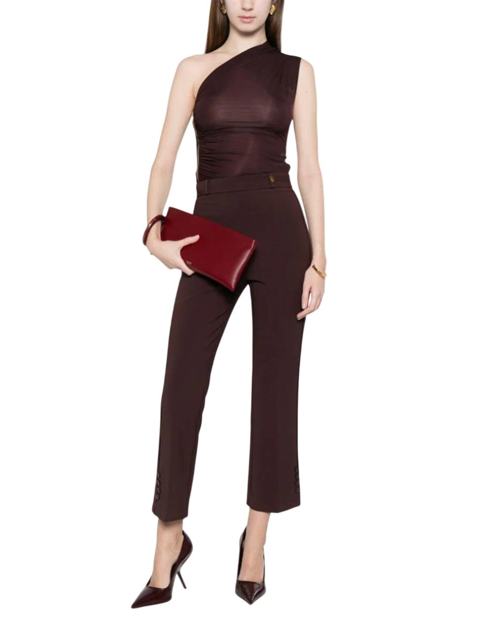 ELISABETTA FRANCHI Top Elisabetta Franchi donna CN00962E2644 The Explorer Cacao<BR/> CN00962E2 644 