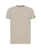 T-shirt RRD uomo 26220 85 Rib Shirty stretch a costine Sabbia
