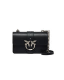 Borsa PINKO donna LOVE ONE MINI ST CL 105856A0F1 Nera pelle mano seta tracolla regolabile