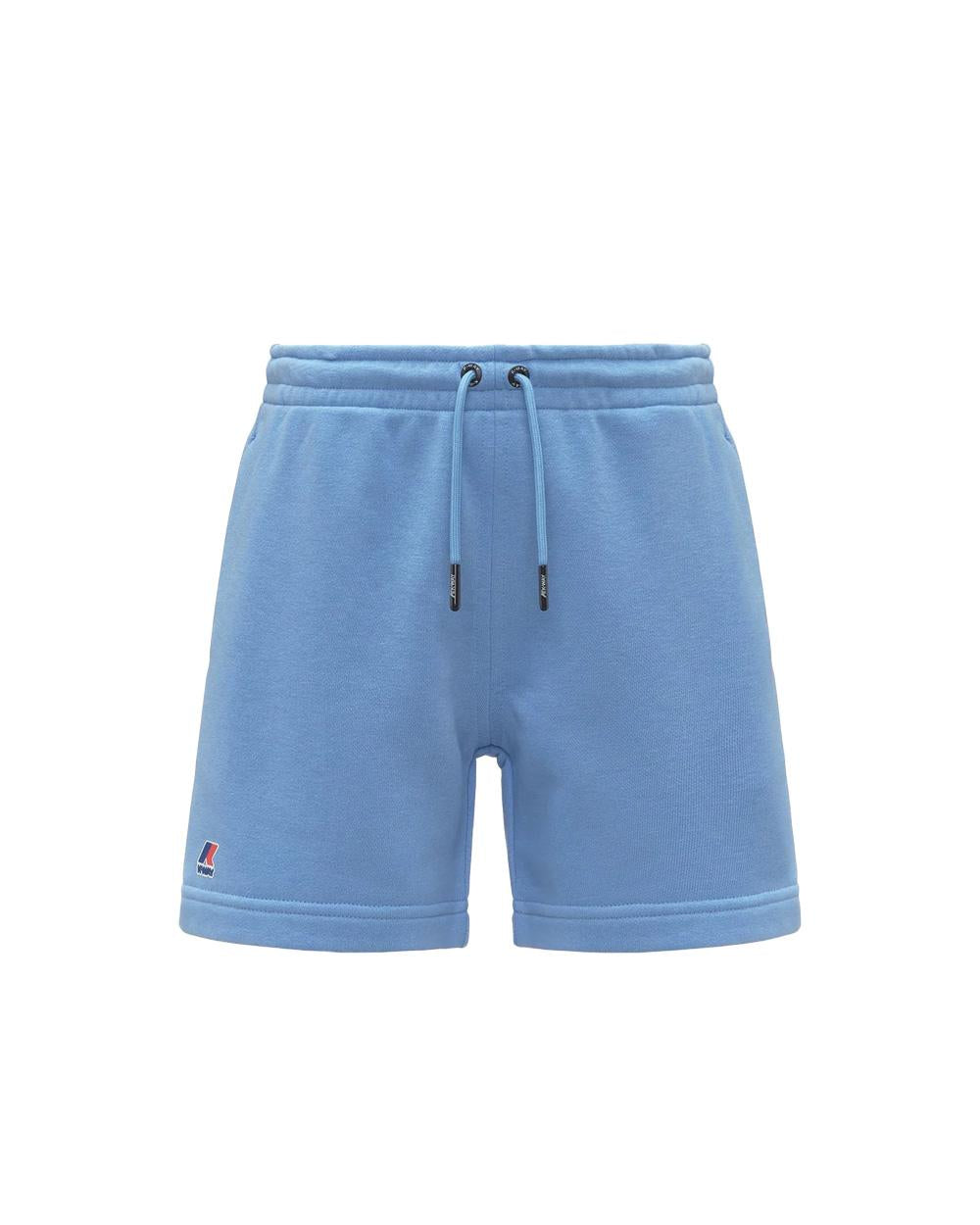 K-WAY Bermuda K-WAY bambino K71434W P. DORIAN PC Cielo coulisse tasche zip logo K71434W 356 