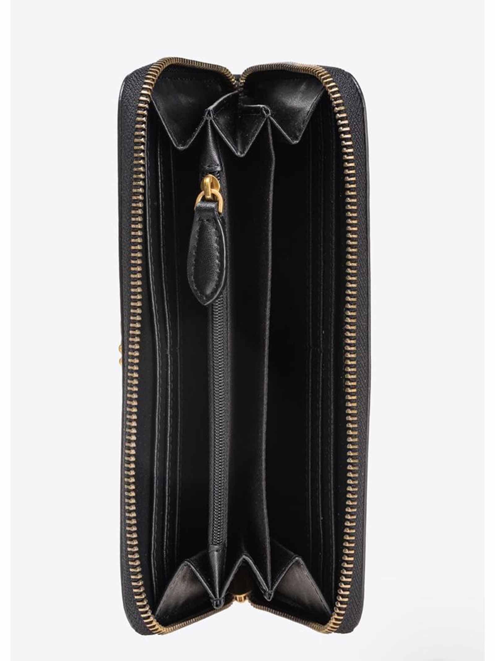 PINKO Portafoglio zip-around in pelle 100250A0F1 Z99Q 