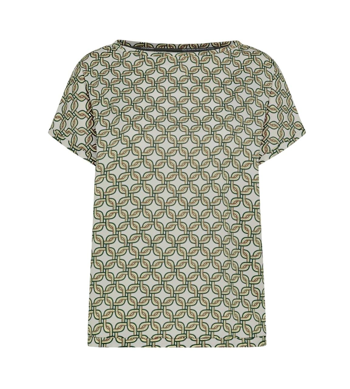 RRD Maglia RRD donna 26721 84 Lace Square Wom Shirty fantasia Beige Verde<BR/> 26721 84 