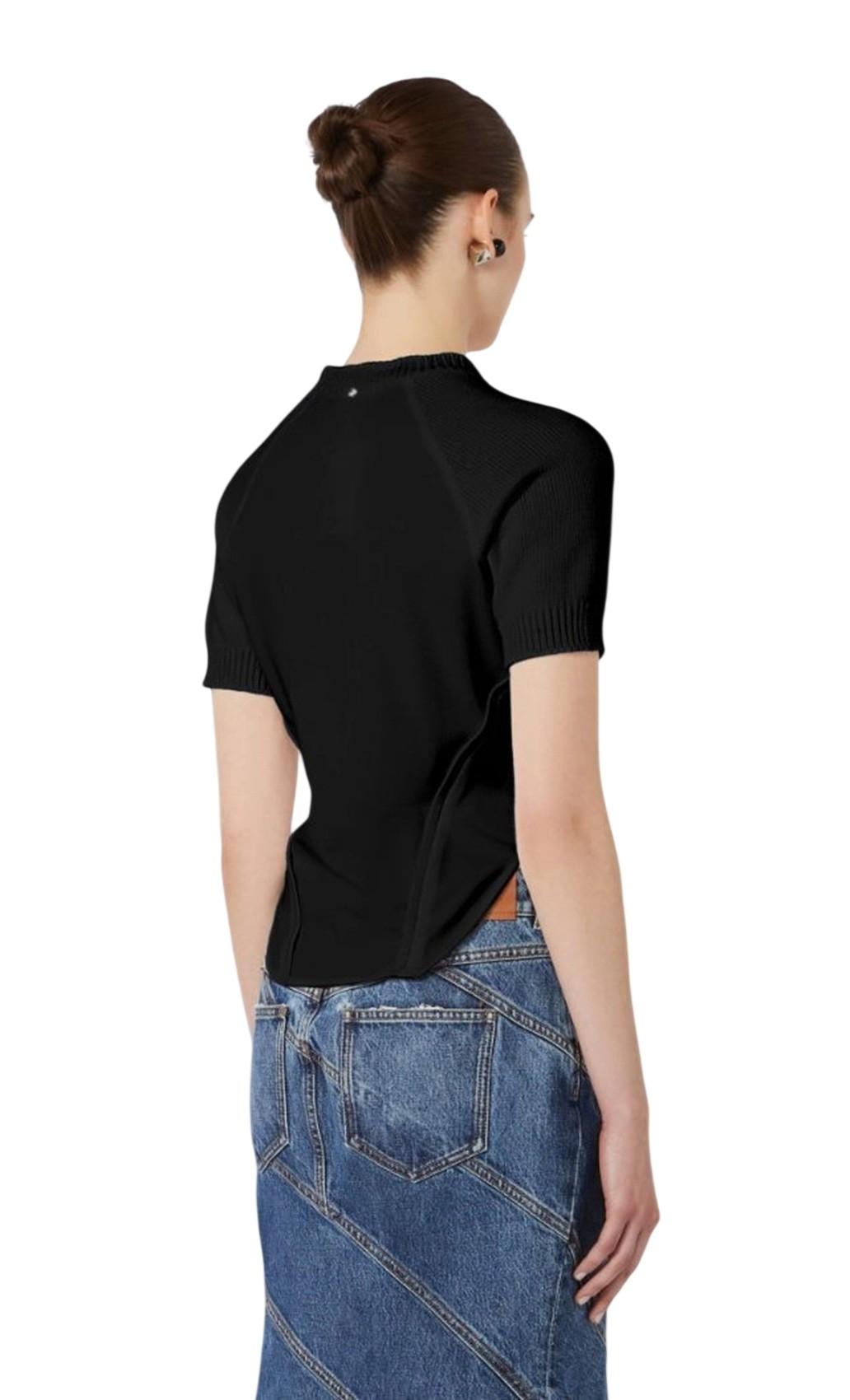 SPORTMAX Maglia Sportmax donna 2612941045600 002 Egrege stretch Nero<BR/> 2612941045600 002 