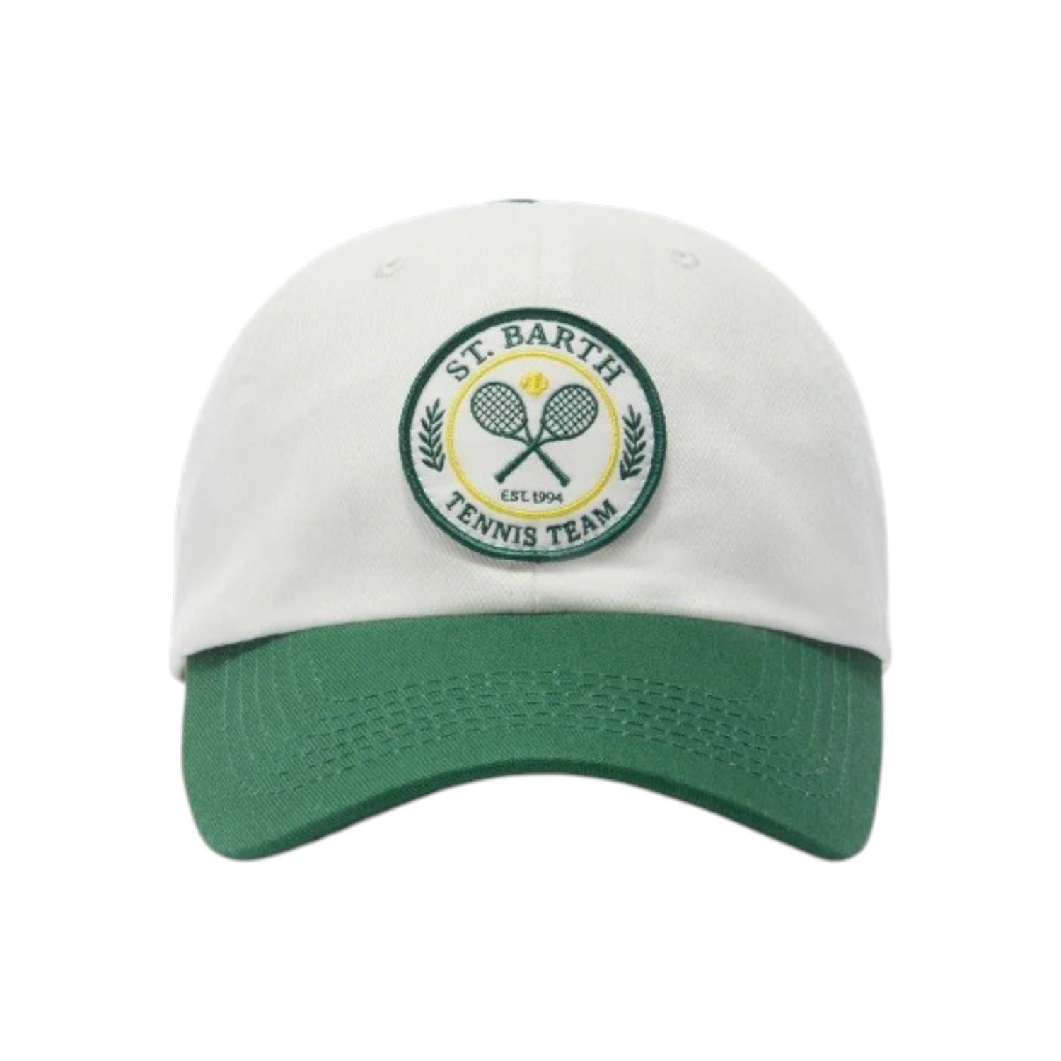 MC2 SAINT BARTH Cappello MC2 SAINT BARTH unisex BAS0007 08169L 1051 Baseball Tennis Team Verde Bianco<BR/> BAS000708169L 1051 