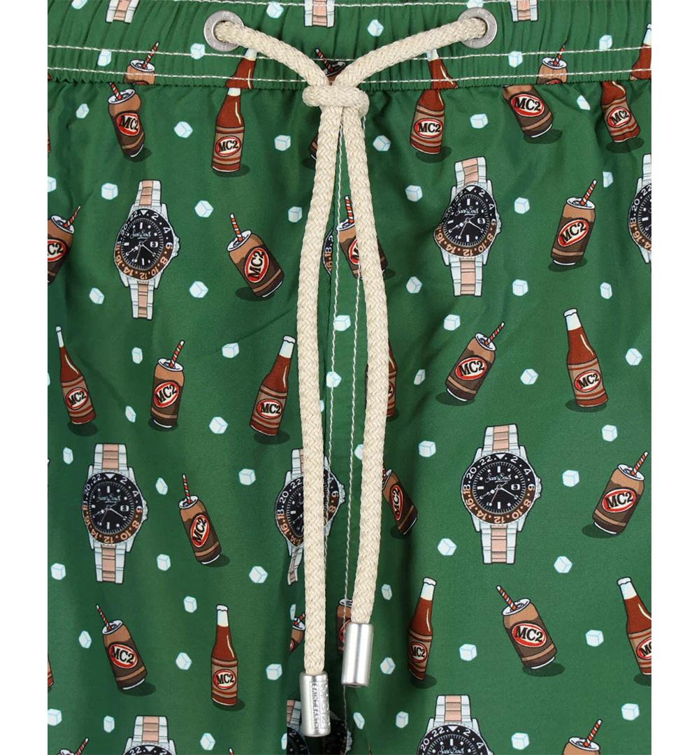 MC2 SAINT BARTH Costume uomo Lighting Micro MC2 Saint Barth 02123H Verde beer o' clock coulisse all over orologi birra rapida asciugatura poliestere LIGHTINGMICRO02123H 52 