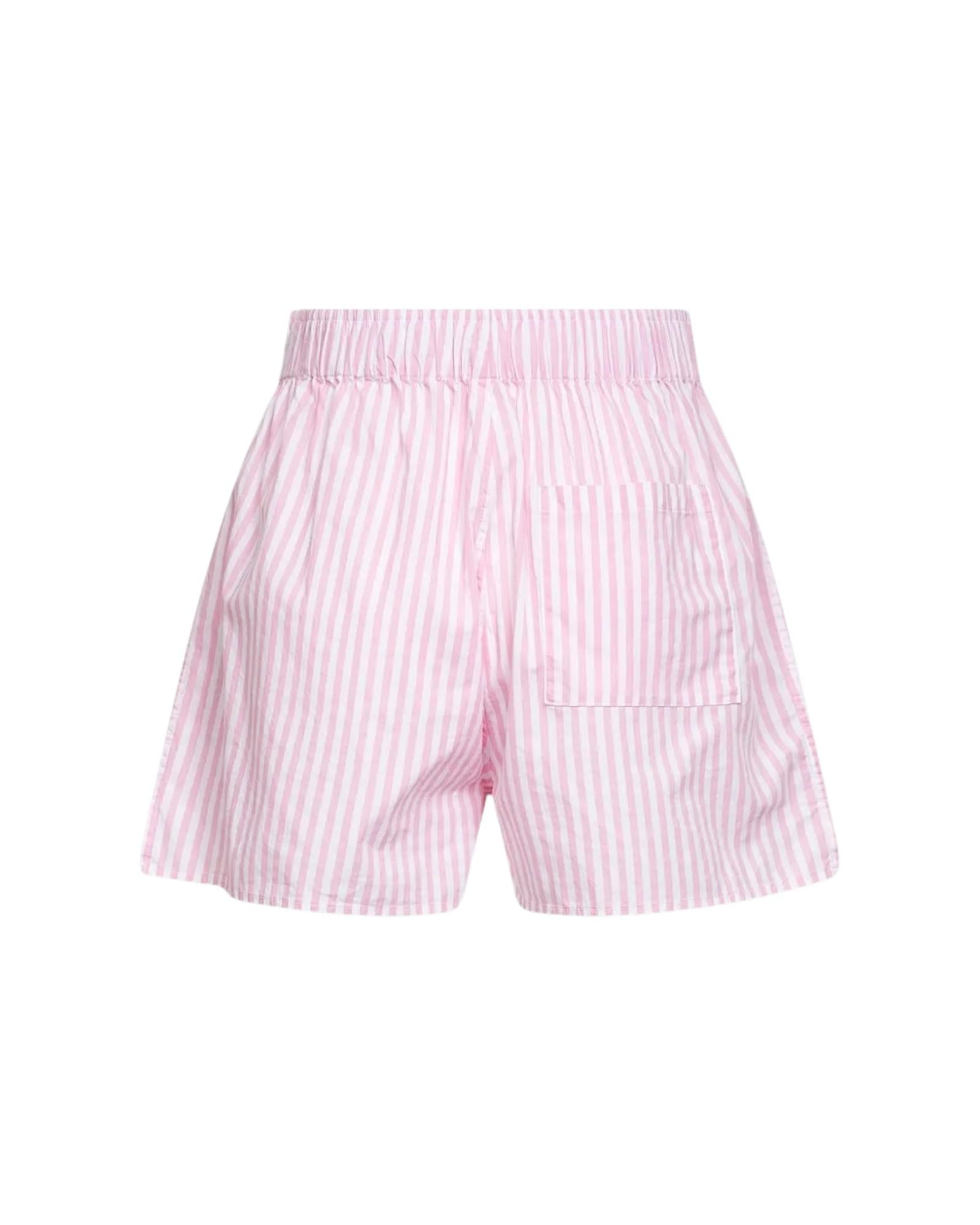 MC2 SAINT BARTH Bermuda MC2 SAINT BARTH donna BXY002 00723L 21 Boxy Cotton Stripe a righe vita stretch Rosa<BR/> BXY00200723L 21 