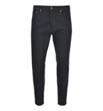 Pantalone Dondup Dian uomo UP576BS0030 PTD Blu carrot bottone cerniera