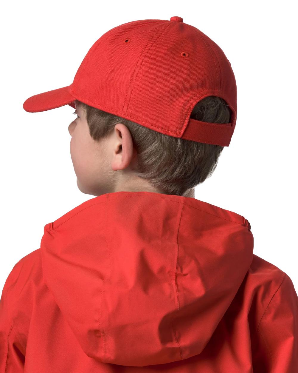 K-WAY Cappello K-WAY bambino K8151UW P. ILIS Rosso visiera logo cotone tergisudore K8151UW B04 