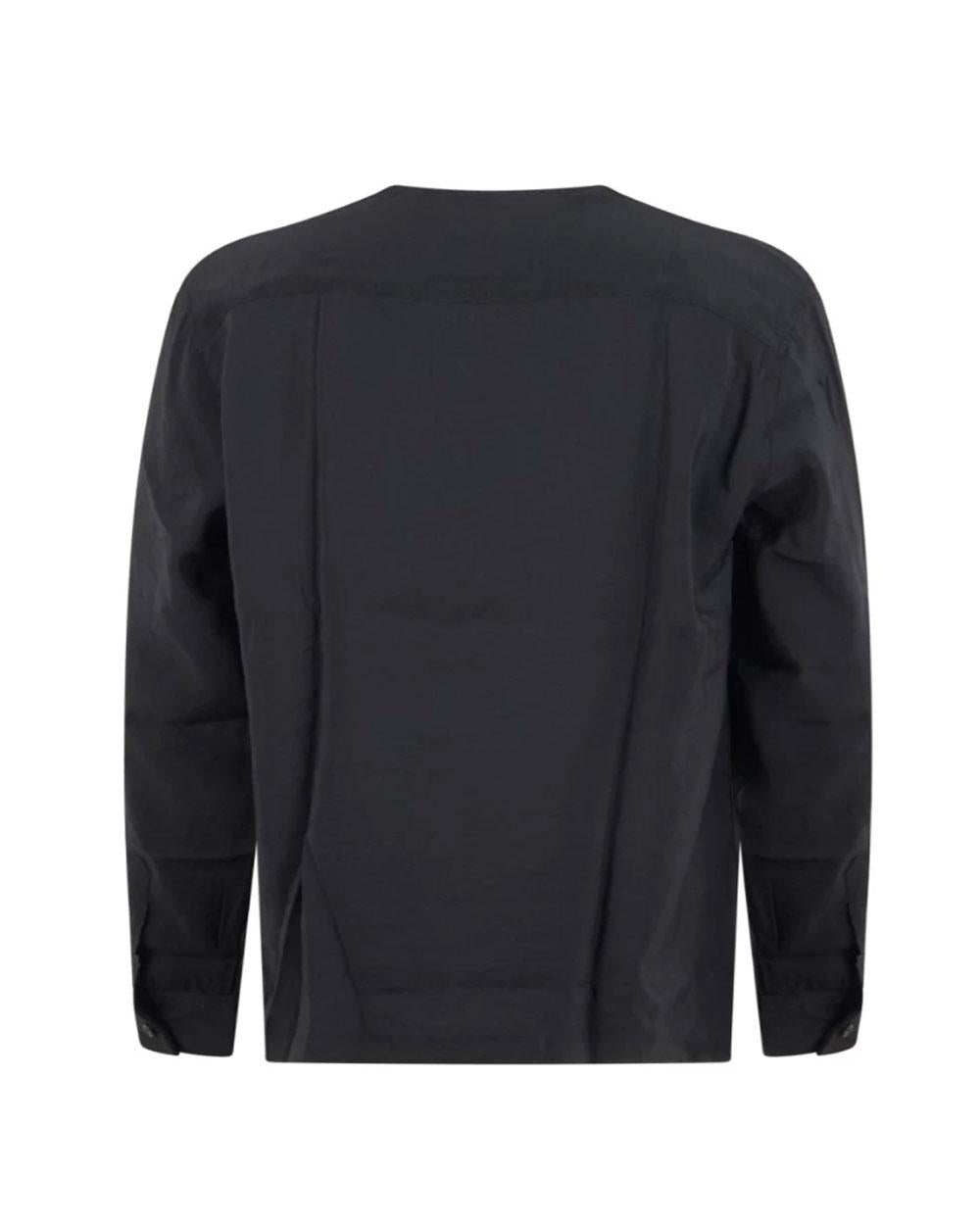 DANIELE ALESSANDRINI Camicia Daniele Alessandrini uomo DUCL0030MD0007 nera DUCL0030MD0007 9000 