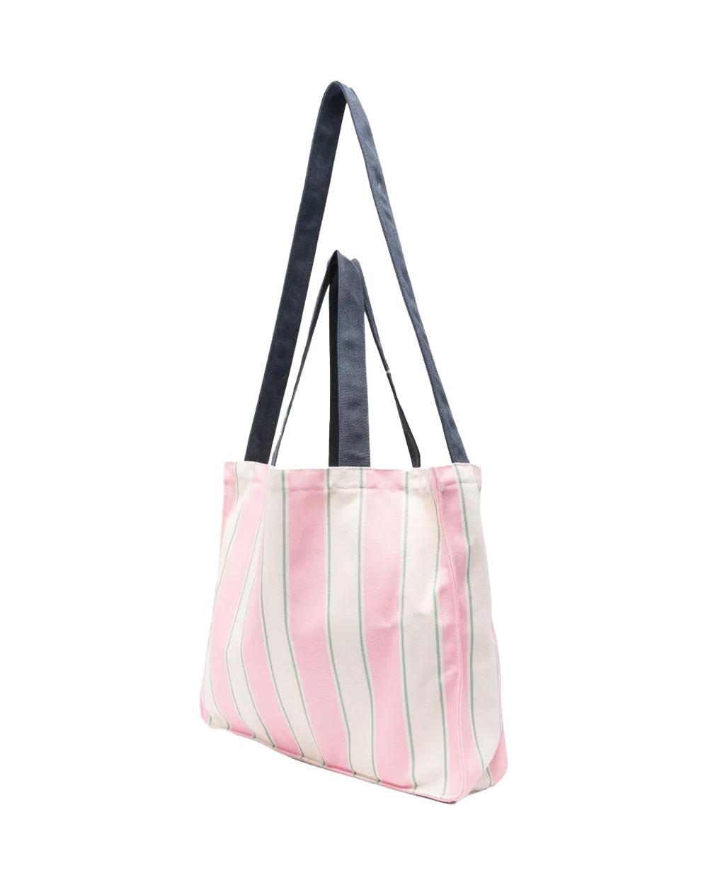 MC2 SAINT BARTH Borsa MC2 SAINT BARTH donna ESSENTIAL EBAGN00709183L Rosa tracolla righe logo EBAGN00709183L 2161 