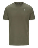K-way men's T-shirt K7125UW V15 olive green odom jersey