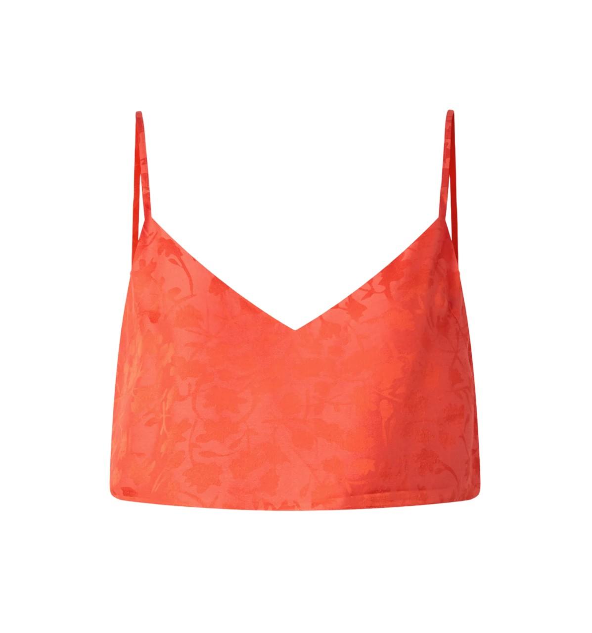 PINKO Top Pinko donna 106869A3AN A99 Alpago corto jacquard Rosso<BR/><BR/> 106869A3AN A99 