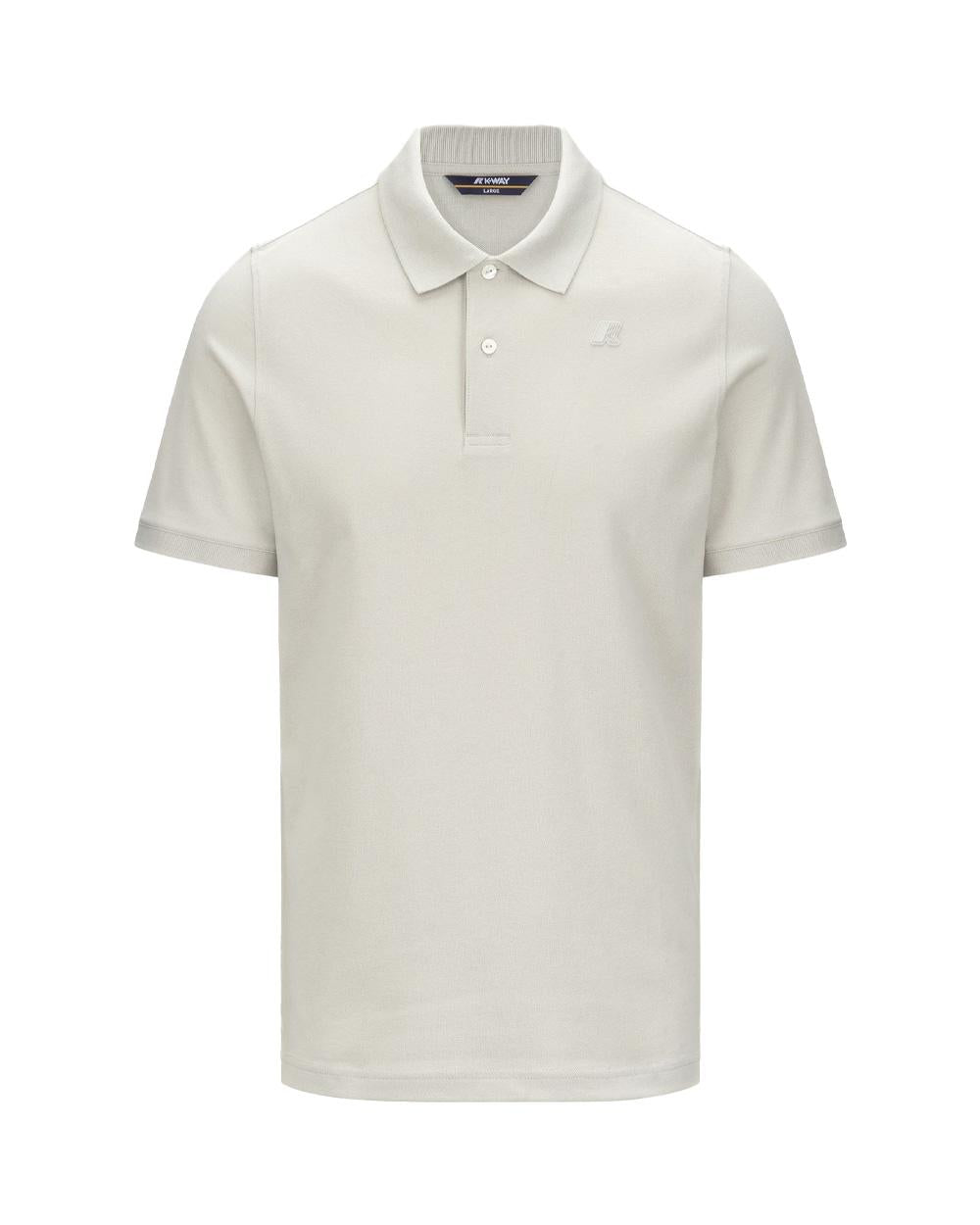 K-WAY Polo K-WAY uomo K5127BW AMEDEE PIQUE SLIM Beige collo bottoni cotone slim K5127BW 634 