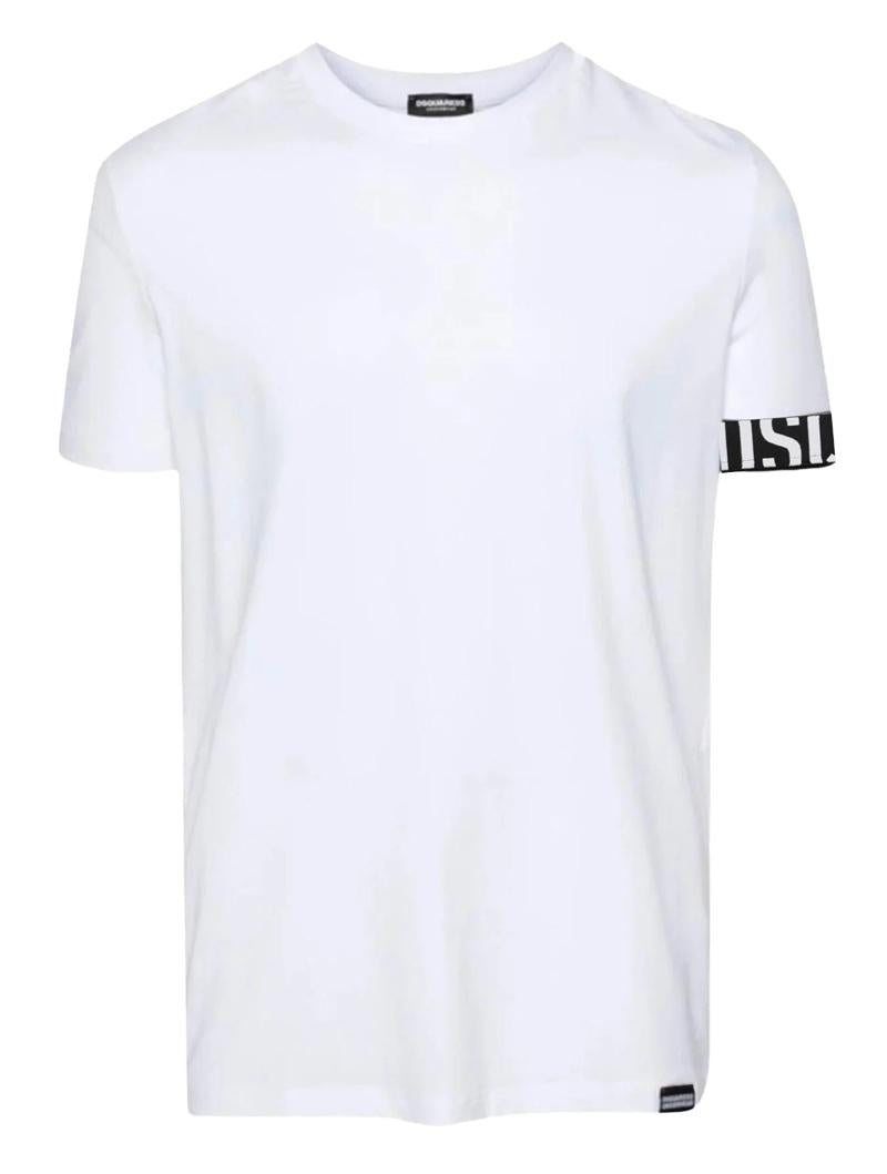 DSQUARED2 UNDERWEAR T-shirt Dsquared2 Underwear D9M3S5770 110 bianca nera D9M3S5770 110 