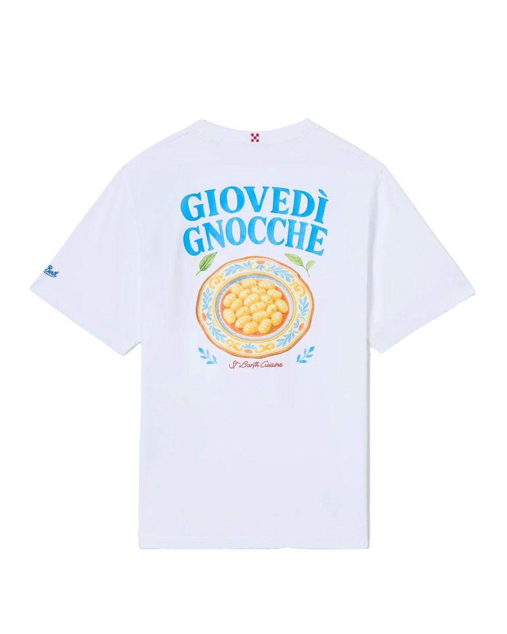 MC2 SAINT BARTH T-shirt Mc2 Saint Barth uomo Portland gnocche bianca <BR/> PRL000201226L 01N 