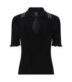 Pinko women's polo shirt 106287A343 Calore black