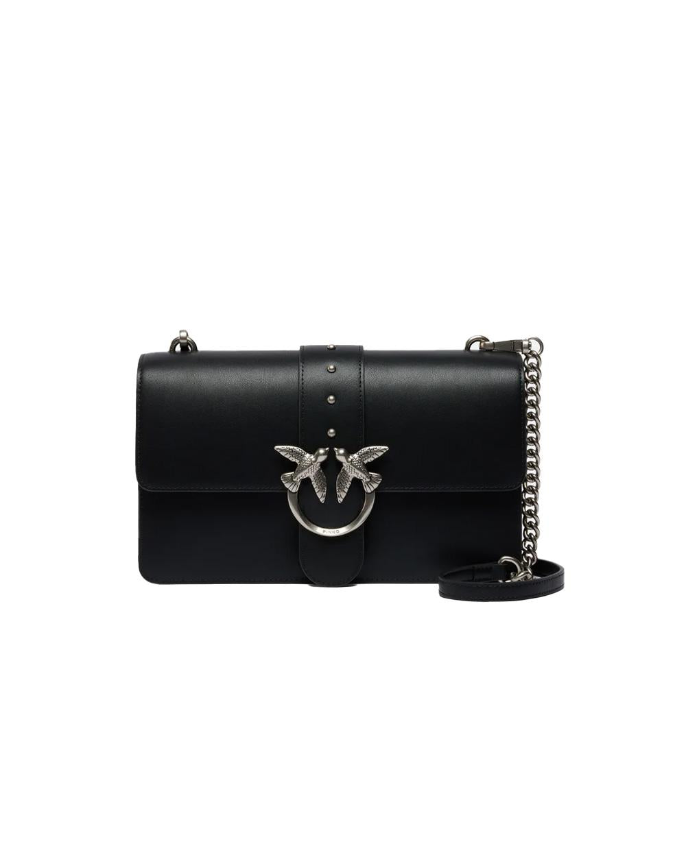 PINKO Borsa PINKO donna LOVE ONE ST CL 105857A0F1 Nera pelle mano seta tracolla regolabile 105857A0F1 Z99O 