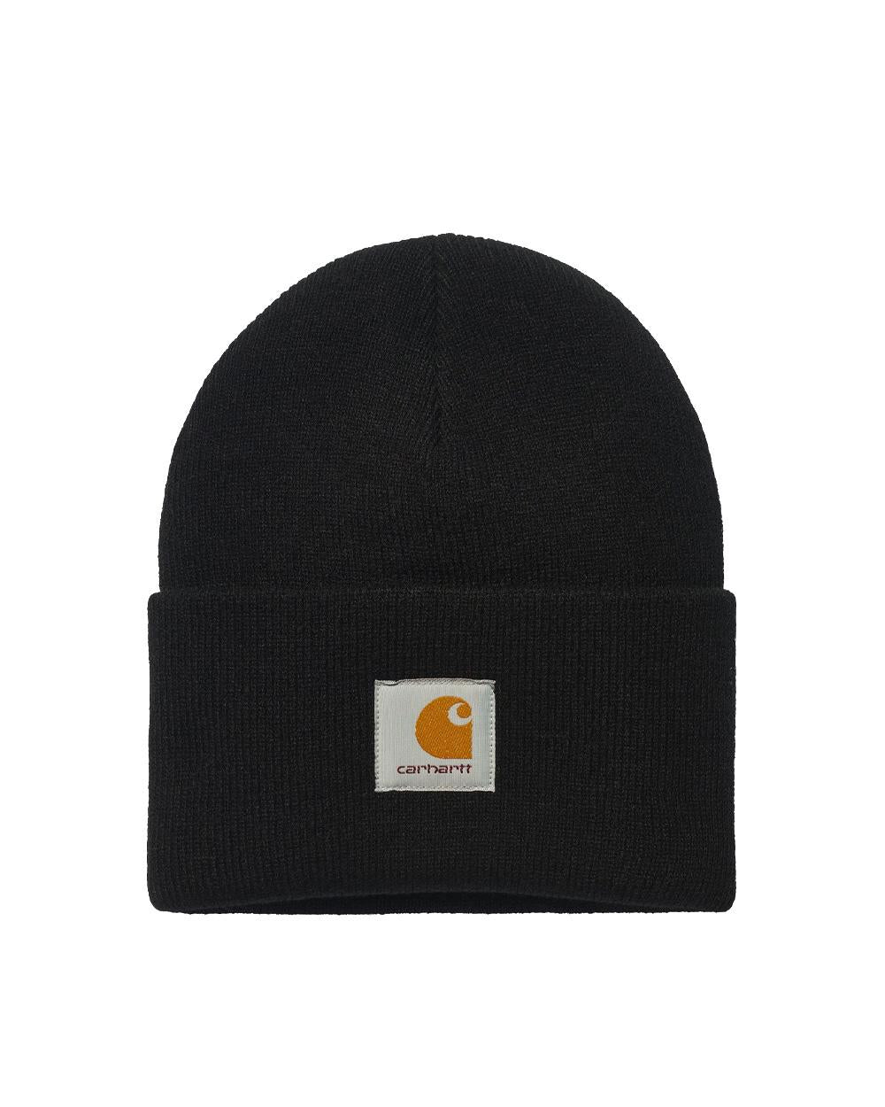 CARHARTT WIP Cappello CARHARTT WIP uomo I020222 Nero acrilico risvolto elasticizzato logo I020222 89 