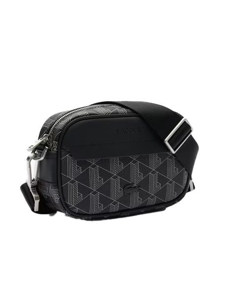 LACOSTE Borse Lacoste uomo The Blend NH3649LX Nero tasca interna piatta chiusura con zip tracolla NH3650LX H45 