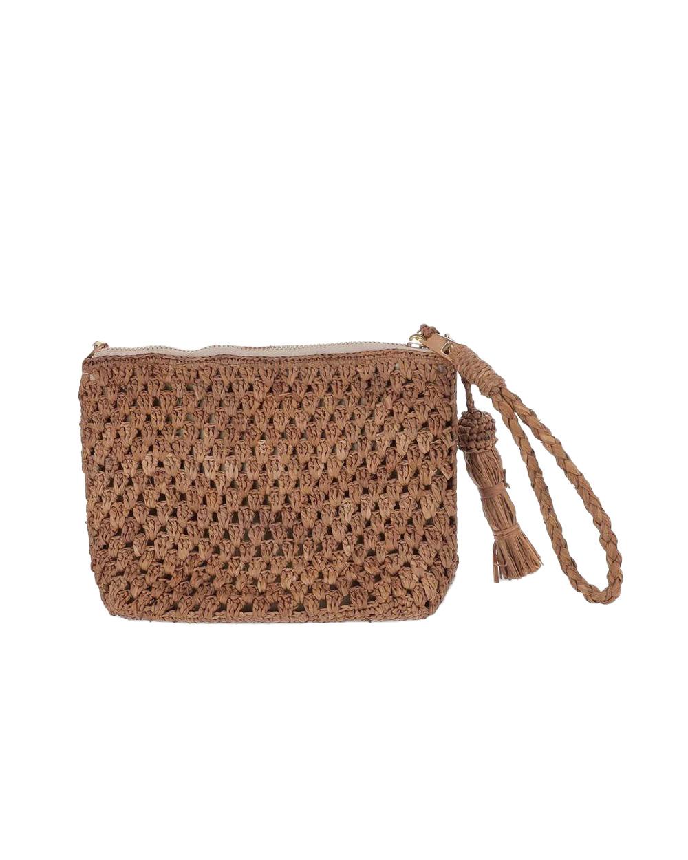 MC2 SAINT BARTH Borsa MC2 SAINT BARTH donna RAFIA POUCH RAFP00109038L Cacao RAFP00109038L 19 